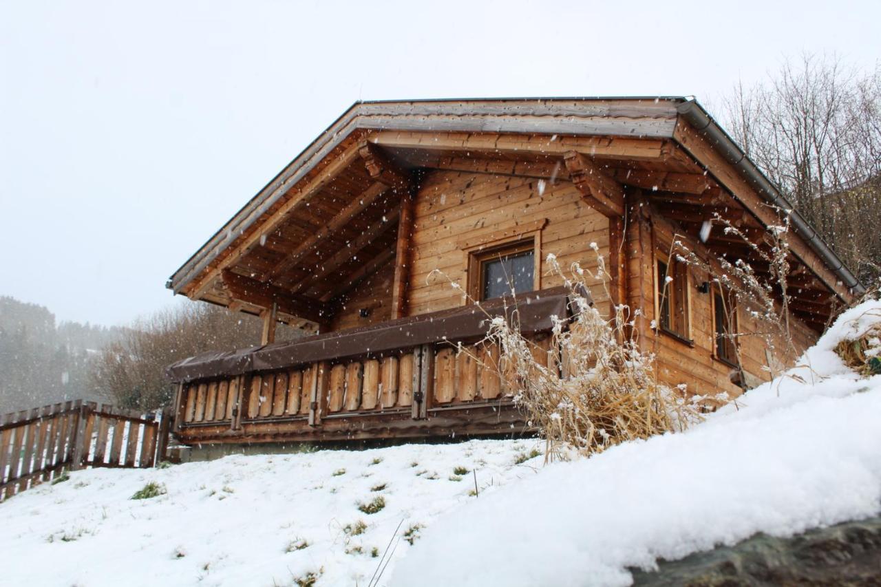 Das Paradieschen Edlitz - Stilvolles Blockhaus Mit Kamin מראה חיצוני תמונה